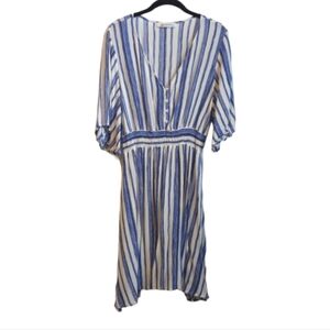 Cupshe Striped Dress Swim Suit Cover Up Size Extra Large